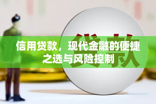 开鲁信用贷款，现代金融的便捷之选与风险控制