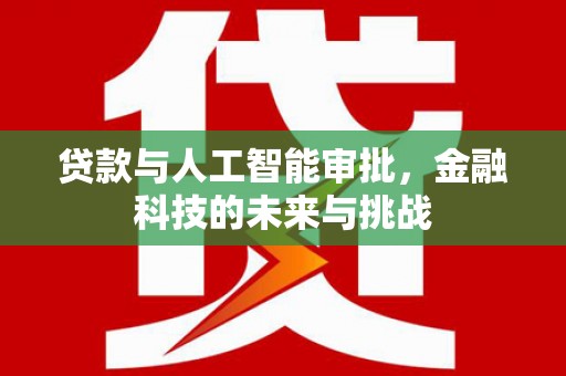 开鲁贷款与人工智能审批，金融科技的未来与挑战