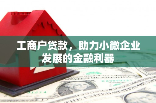 开鲁工商户贷款，助力小微企业发展的金融利器