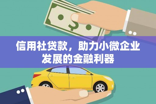 开鲁信用社贷款，助力小微企业发展的金融利器