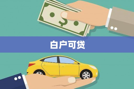 开鲁白户可贷