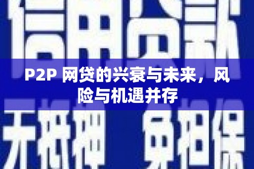 开鲁P2P 网贷的兴衰与未来，风险与机遇并存